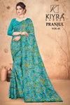 Pranjul Vol 1 By Kiyra Georgette Printed Daily Wear Saree Wholesale Online
